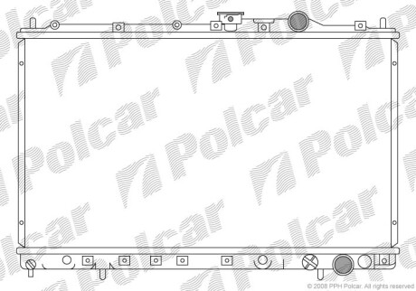 Радіатор двигуна SRL Polcar 5220081