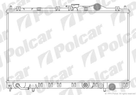 Радіатор охолодження Polcar 523008-4