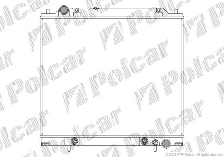 Радіатор охолодження Polcar 525008-2