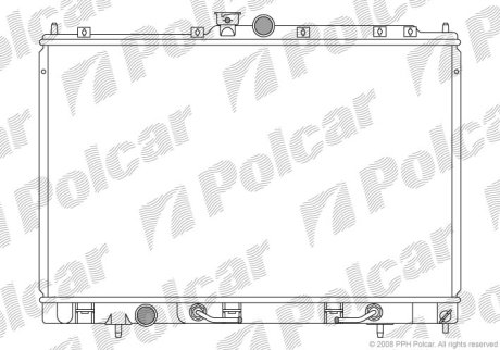 Радіатор охолодження Polcar 526508-1