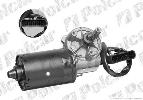 Двигун склоочисника Polcar 5507SWP1