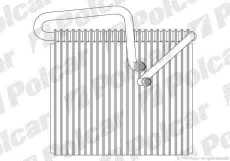 Випаровувач кондиціонера Polcar 5508P81