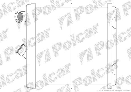 Радіатор обігріву Polcar 5514N8-3