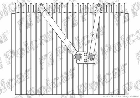 Випаровувач кондиціонера Polcar 5516P82