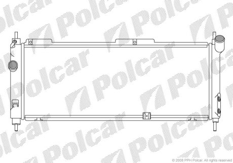 Радіатор охолодження Polcar 555508A4 (фото 1)