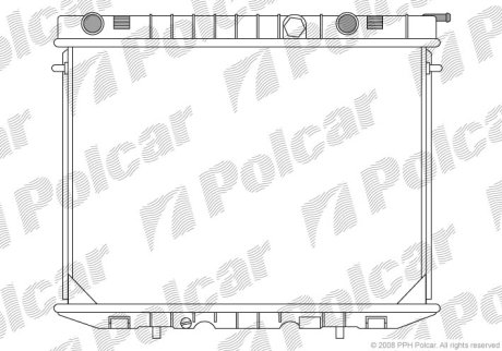 Радіатор охолодження Polcar 558008-1