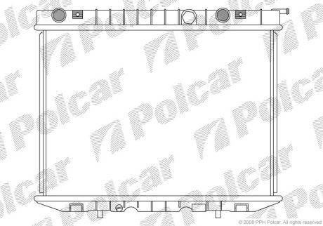 Радіатор охолодження Polcar 558008-5