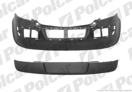 Бампер задній Polcar 601296J