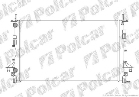 Радіатор Polcar 603708A1