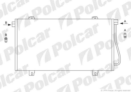 Skraplacz klimatyzacji Polcar 6041K8C4