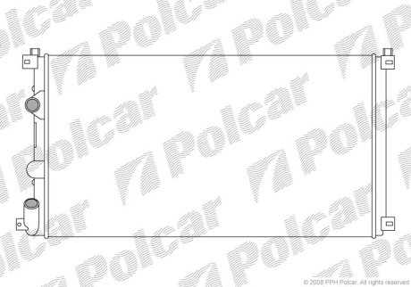 Радіатор Polcar 604208A3