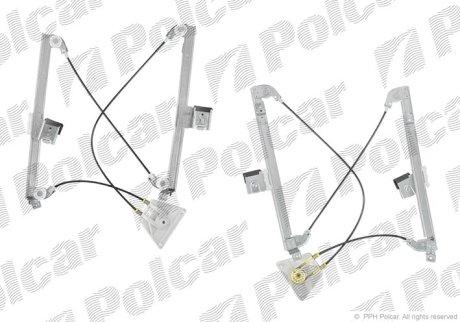Склопідйомник електричний без електромотора Polcar 6726PSG2