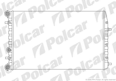 Радіатор охолодження Polcar 691308-3 (фото 1)