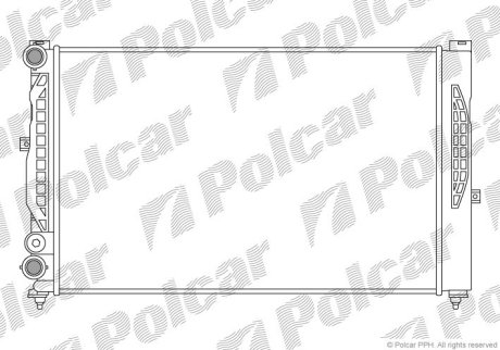 Радіатор охолодження Polcar 692508B1