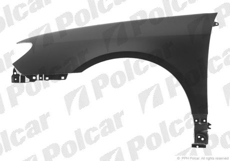 Крило переднє Polcar 7214012