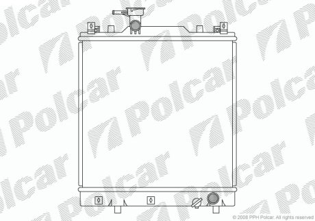 Радіатор охолодження Polcar 740708-1