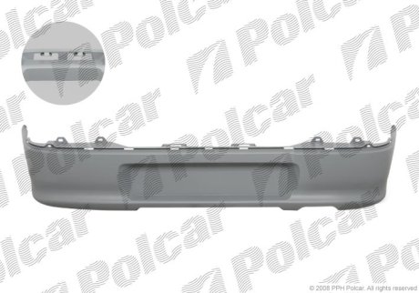 Бампер задній Polcar 7422962J