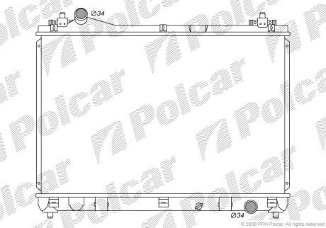 Радіатори охолодження Polcar 7426083K