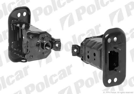 Кронштейн підсилювача переднього бампера правий Polcar 8105078