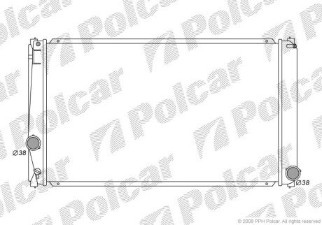 Радіатори охолодження Polcar 8148081K