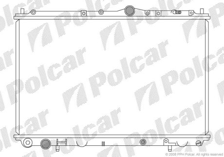 Радіатор охолодження Polcar 904008-1