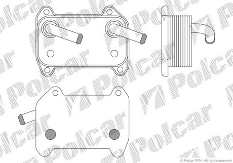 Радіатор масла Polcar 9040L8-1