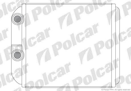 Радіатор пічки SRL Polcar 9040N8A1