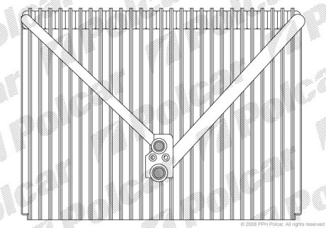 Випаровувач кондиціонера Polcar 9080P81