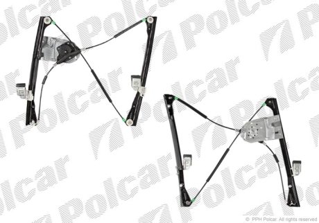 Склопідйомник ручной Polcar 9524PSM6