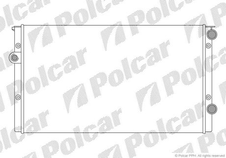 Радіатор охолодження Polcar 953808B5 (фото 1)