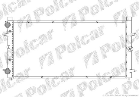 Радіатор охолодження Polcar 956608-2