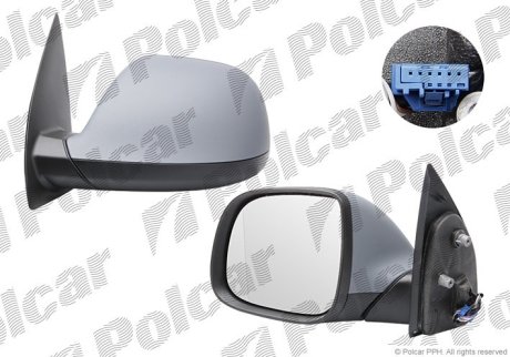 Дзеркало зовнішнє лівий Polcar 95P1513M
