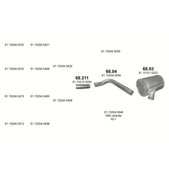 Глушник - (MAN 19.272 16/19 T 4X2 18/89) POLMOSTROW 68.03