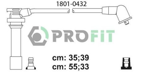 Кабелі високовольтні, набір PROFIT 18010432