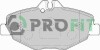 Гальмівні колодки передні (+ датчик) PROFIT 50001414 (фото 1)
