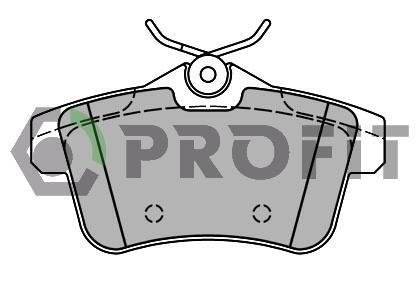 Колодки гальмівні дискові PROFIT 50004224
