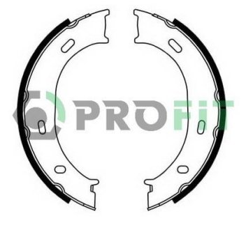 Колодки гальмівні барабанні PROFIT 50010624