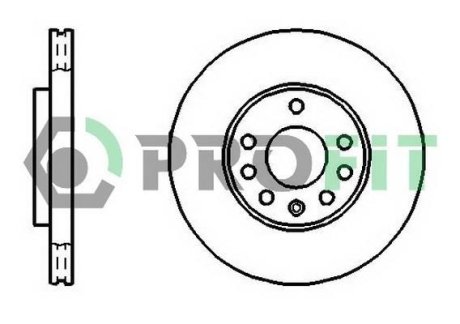 Диск гальмівний PROFIT 50101042