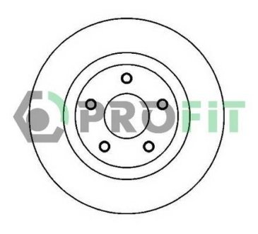 Диск гальмівний PROFIT 50102019