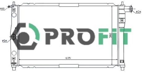 Радіатор охолоджування PROFIT PR 1106A1