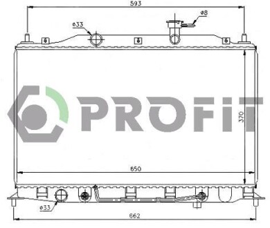 Радіатор охолоджування PROFIT PR 1807A5