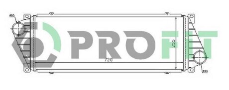 Радіатор наддуву PROFIT PR 3646T1