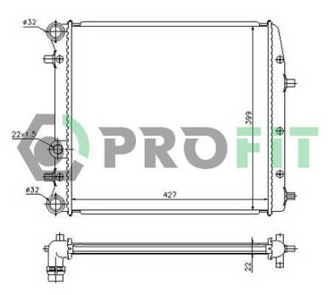 Радіатор охолоджування PROFIT PR 6402A1