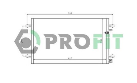 Конденсер кондиціонера PROFIT PR 9549C1
