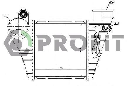 Радіатор наддуву PROFIT PR 9558T1