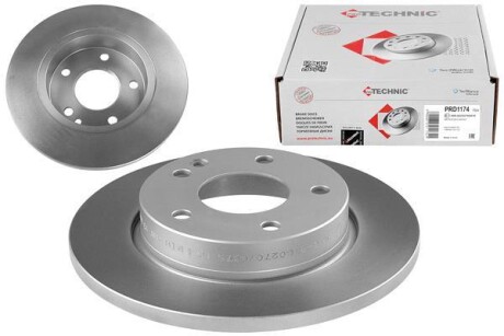 Диск гальмівний перед. MB A(W168) 1.4/1.6/1.7CDI 07.97-08.04 PROTECHNIC PRD1174