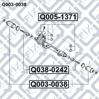 Пильовик рульової рейки Q-fix Q0030038 (фото 1)