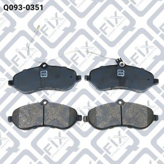 Колодки гальмівні передн Q-fix Q0930351