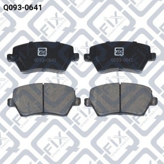 Колодки гальмівні передні дискові Q-fix Q0930641