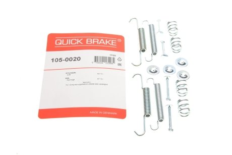 Комплект пружинок колодок стояночного тормоза QUICK BRAKE 1050020